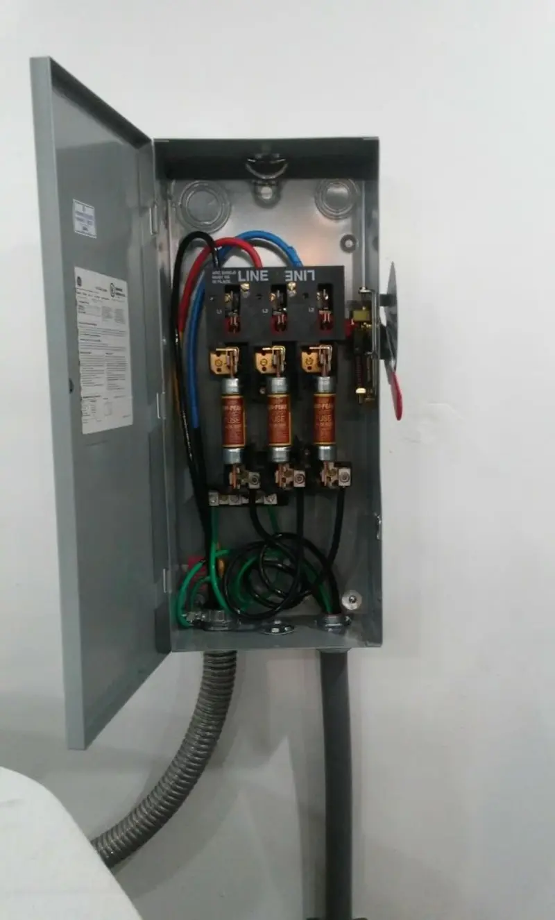 Three-phase disconnect switch installed for Electrical Wiring & Rewiring in Homer Glen